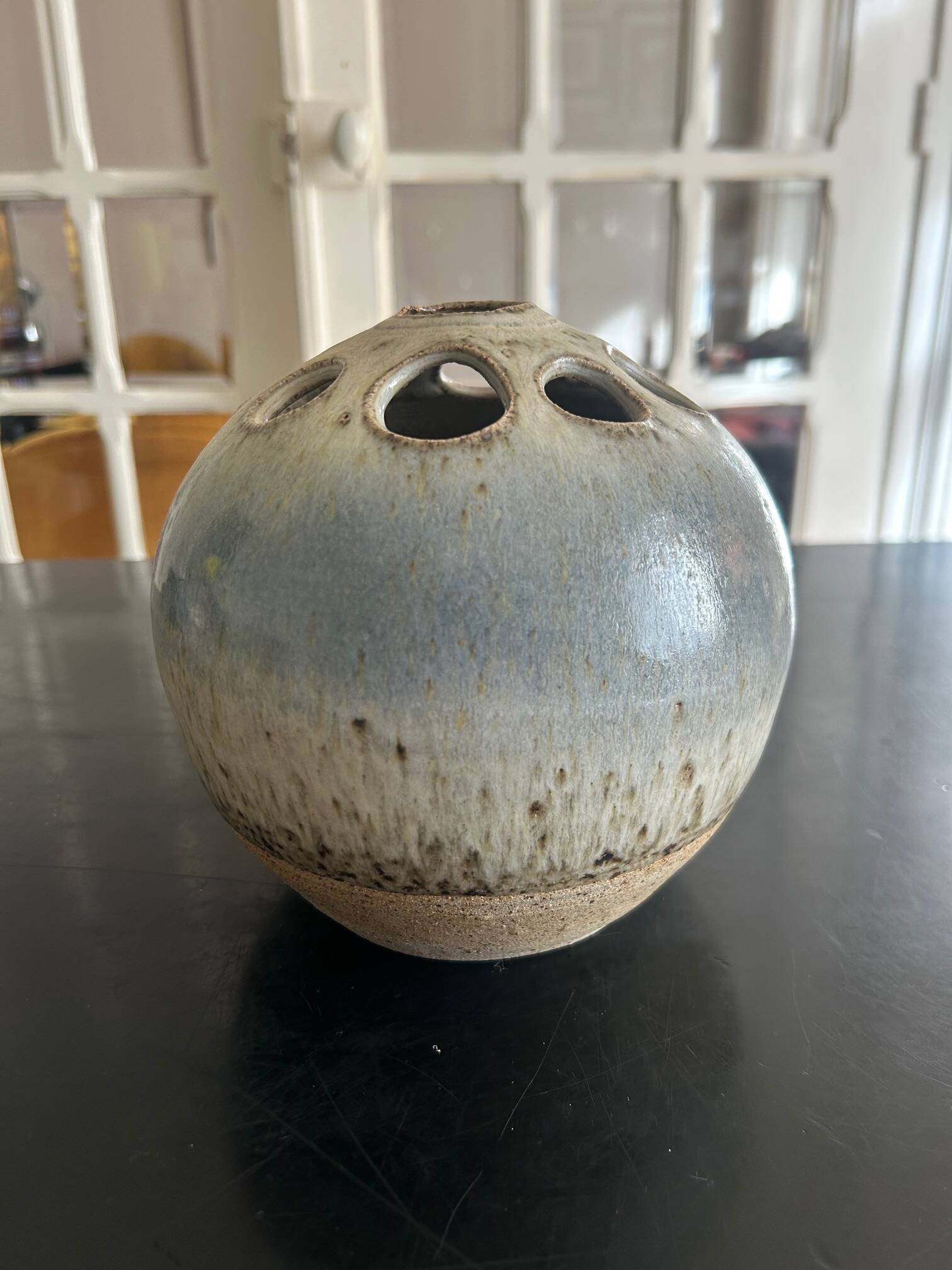 Ceramic flower spike vase 1970