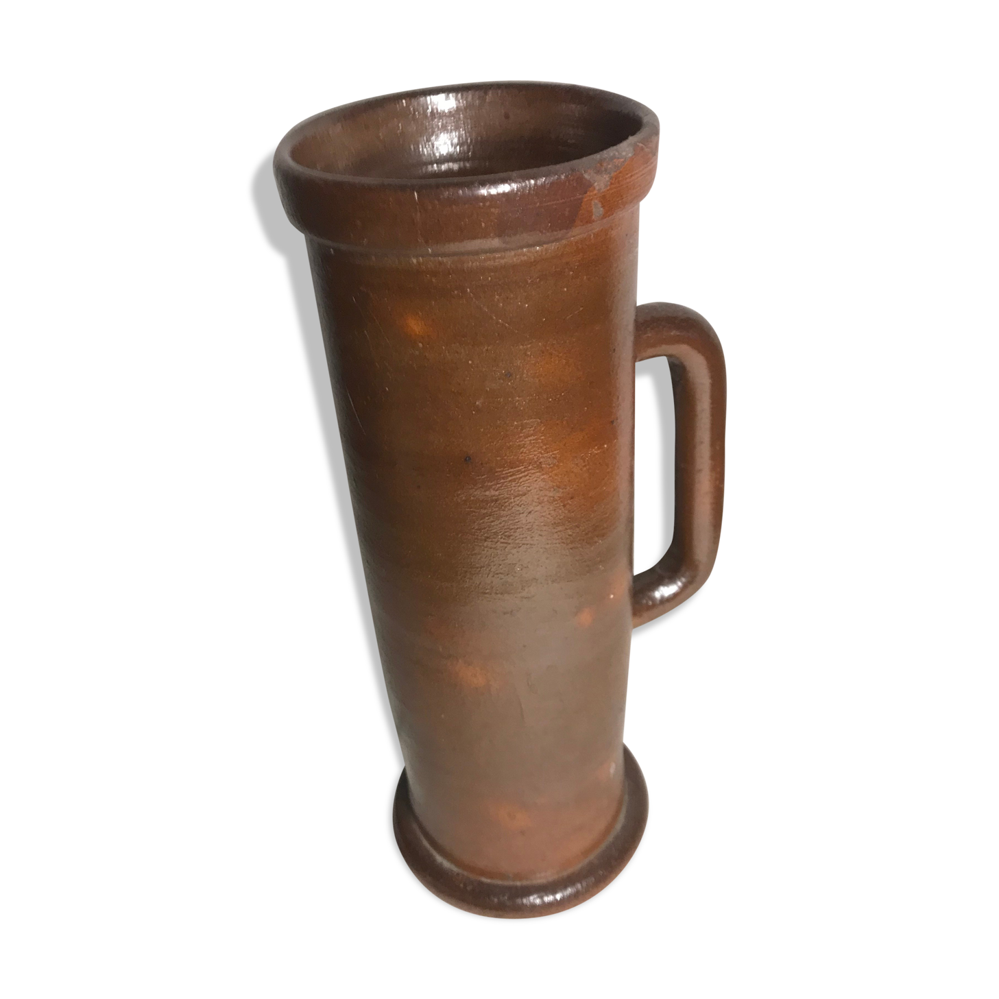 Old pitcher top in brown sandstone 70s