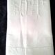 Antique linen drape monogrammed OT