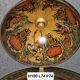 World map / standing globe bar, decorative work with an antique inspiration.