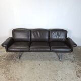 De Sede DS-31 vintage 1960s design leather 3-seater sofa