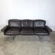 Vintage design leather 3-seater sofa De Sede DS-31 from the 1960s.