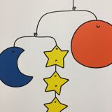 Illustration poster (Miffy - mobile) by Dick BRUNA, 1997.