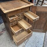 Vintage watchmaker's workshop cabinet