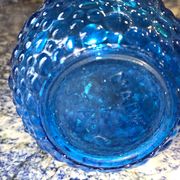 Carafe bleue d'Empoli vintage