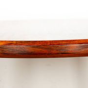 Danish round rosewood coffee table model 283 by Johannes Andersen.