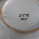 Decorative wall plate signed JCR