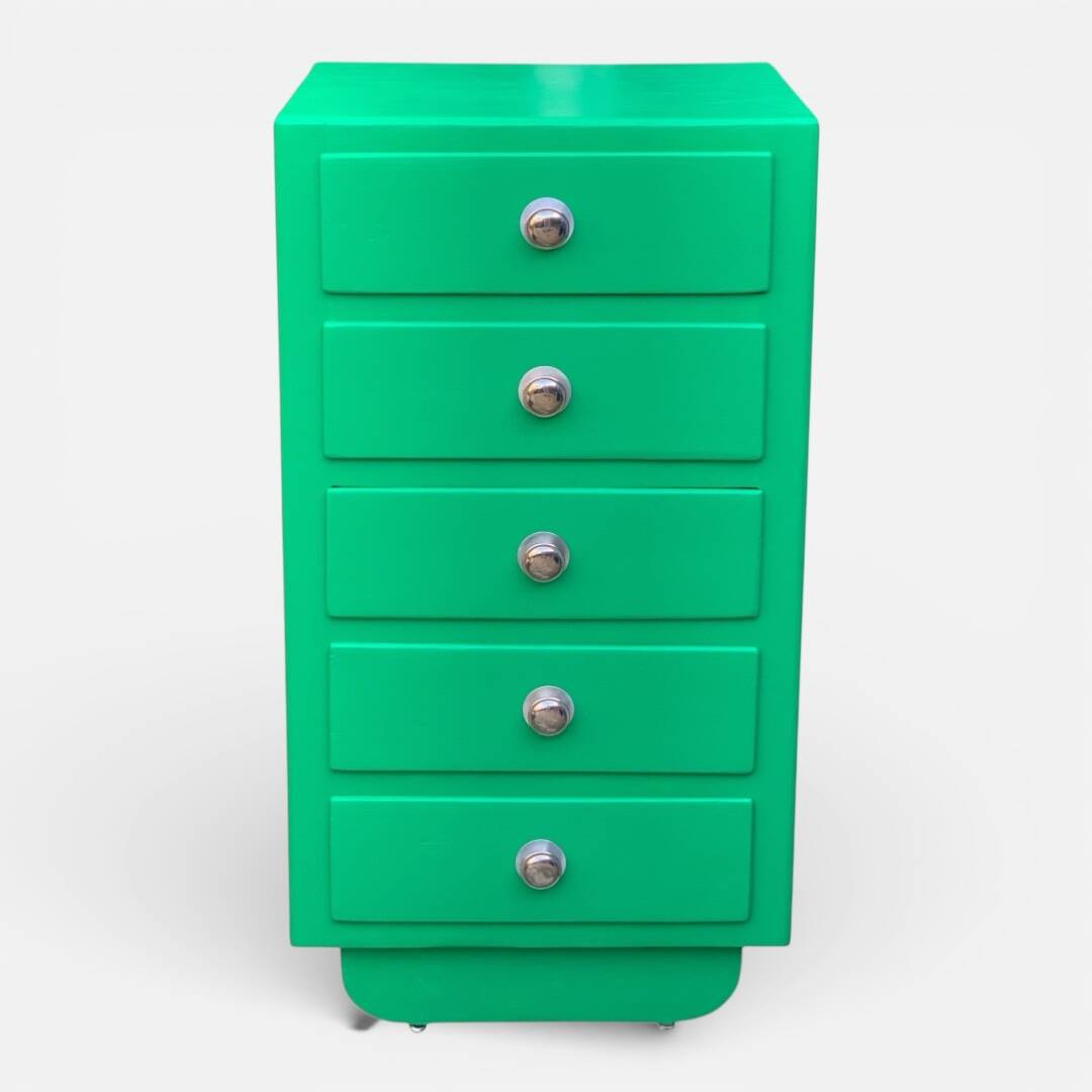 Chiffonnier art déco vert