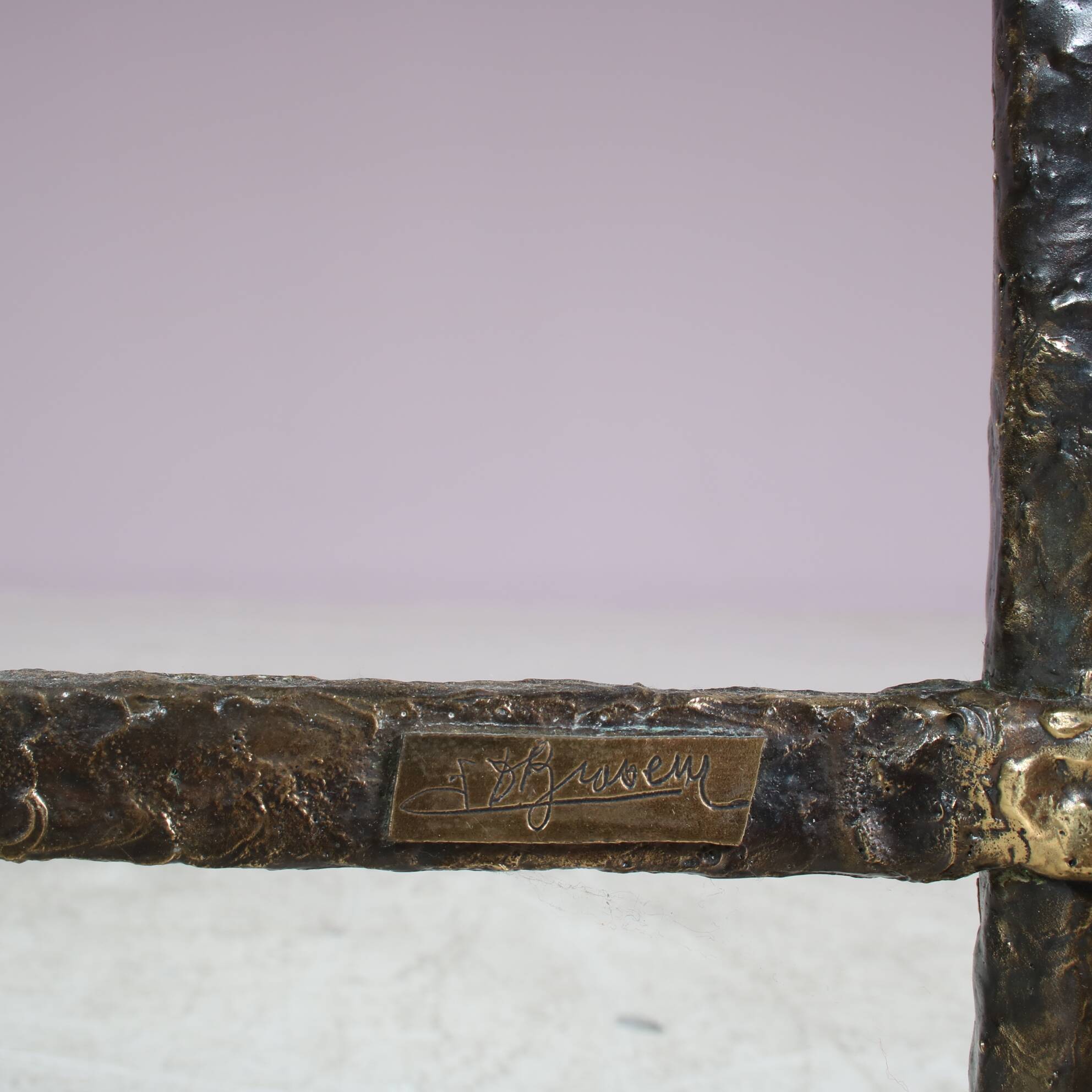 1990s Brutalist style coffee table from Italy