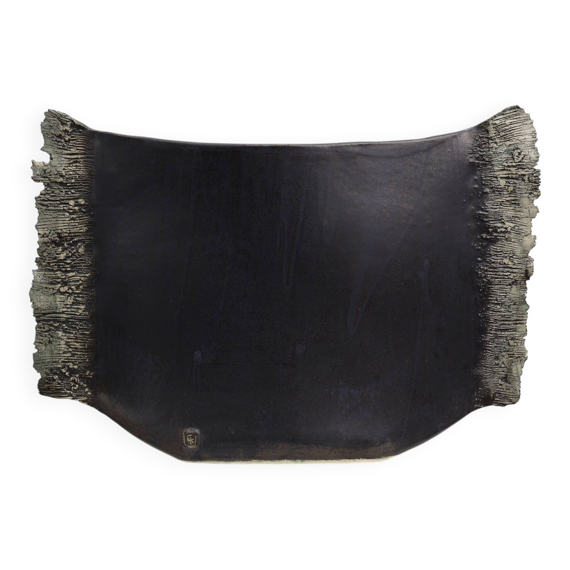 Vase en céramique française signé, France, vers 1960