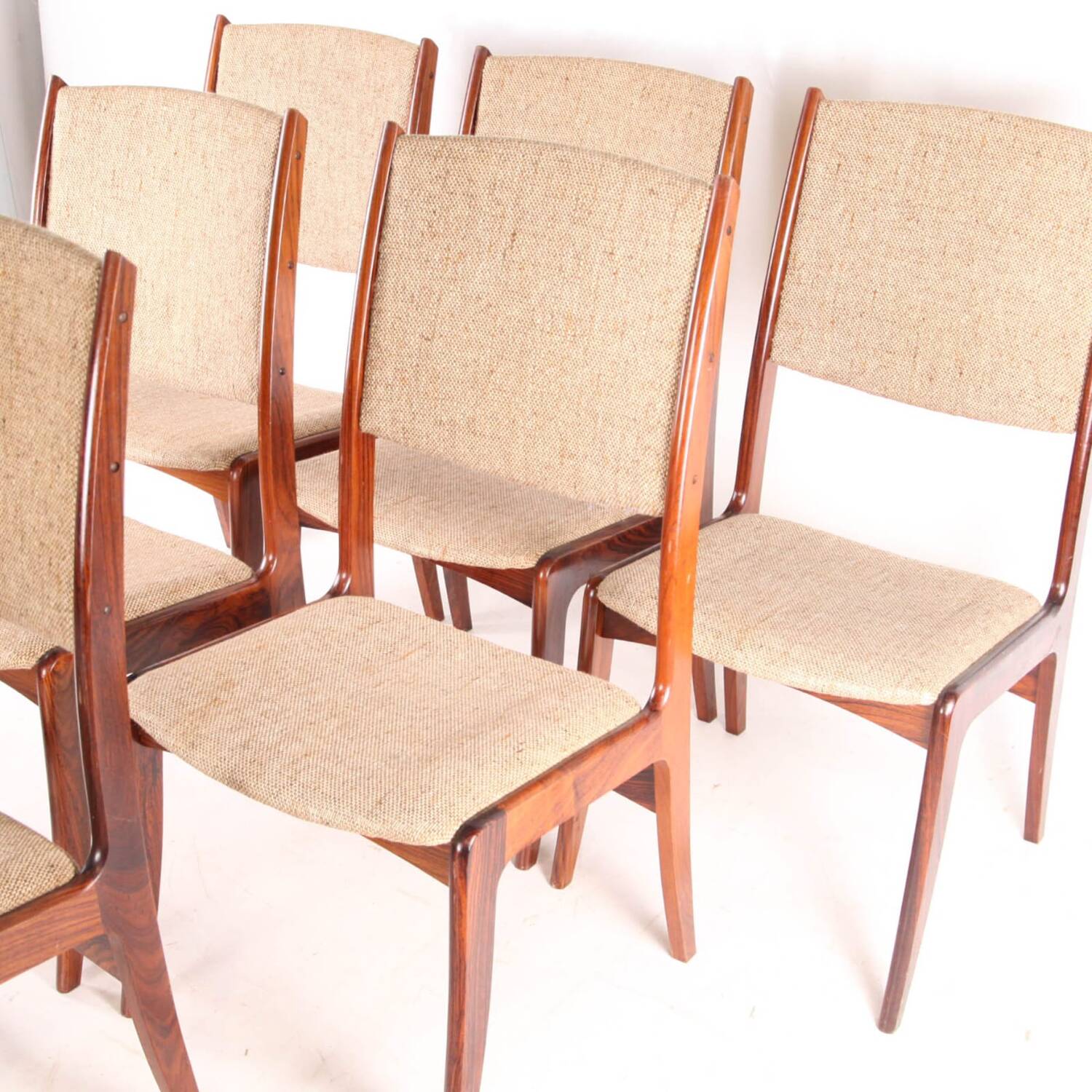 6 rosewood chairs