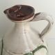 Glazed Indian terracotta pitcher
