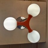 Lampe à poser opaline 3 feux