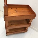 Vintage wooden rolling dessert