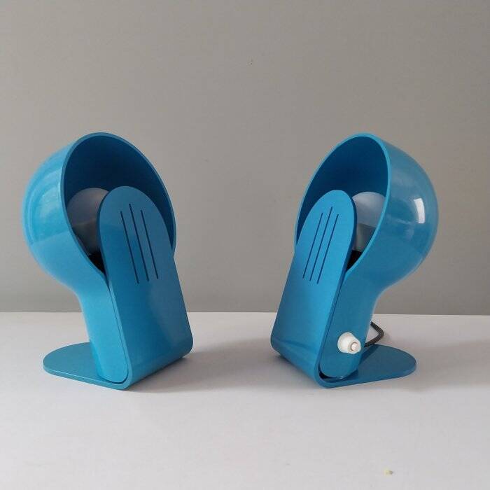 Pair of Guzzini Harveiluce- Panda lamps