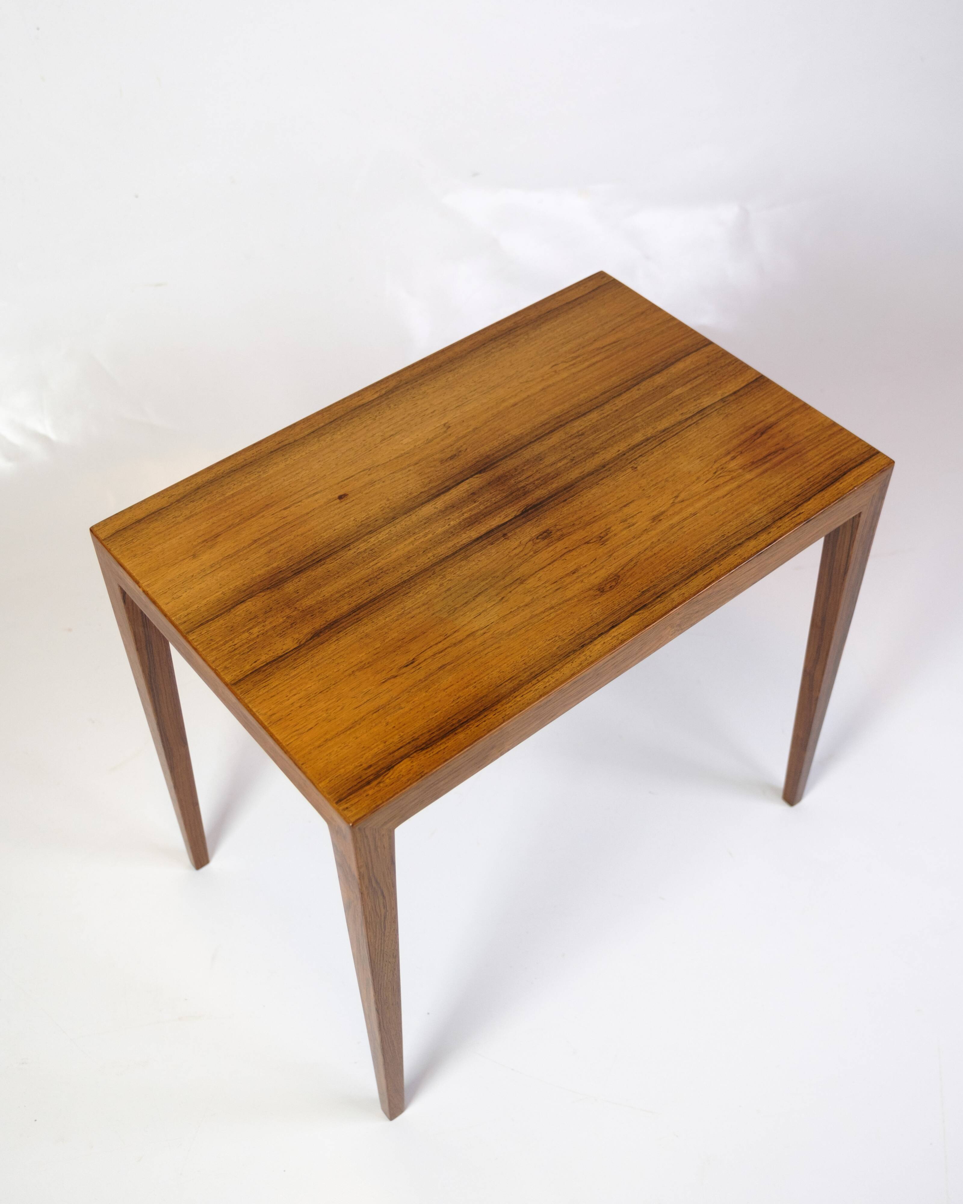 Table d'appoint modèle 31A en palissandre par Severin Hansen pour Haslev Furniture