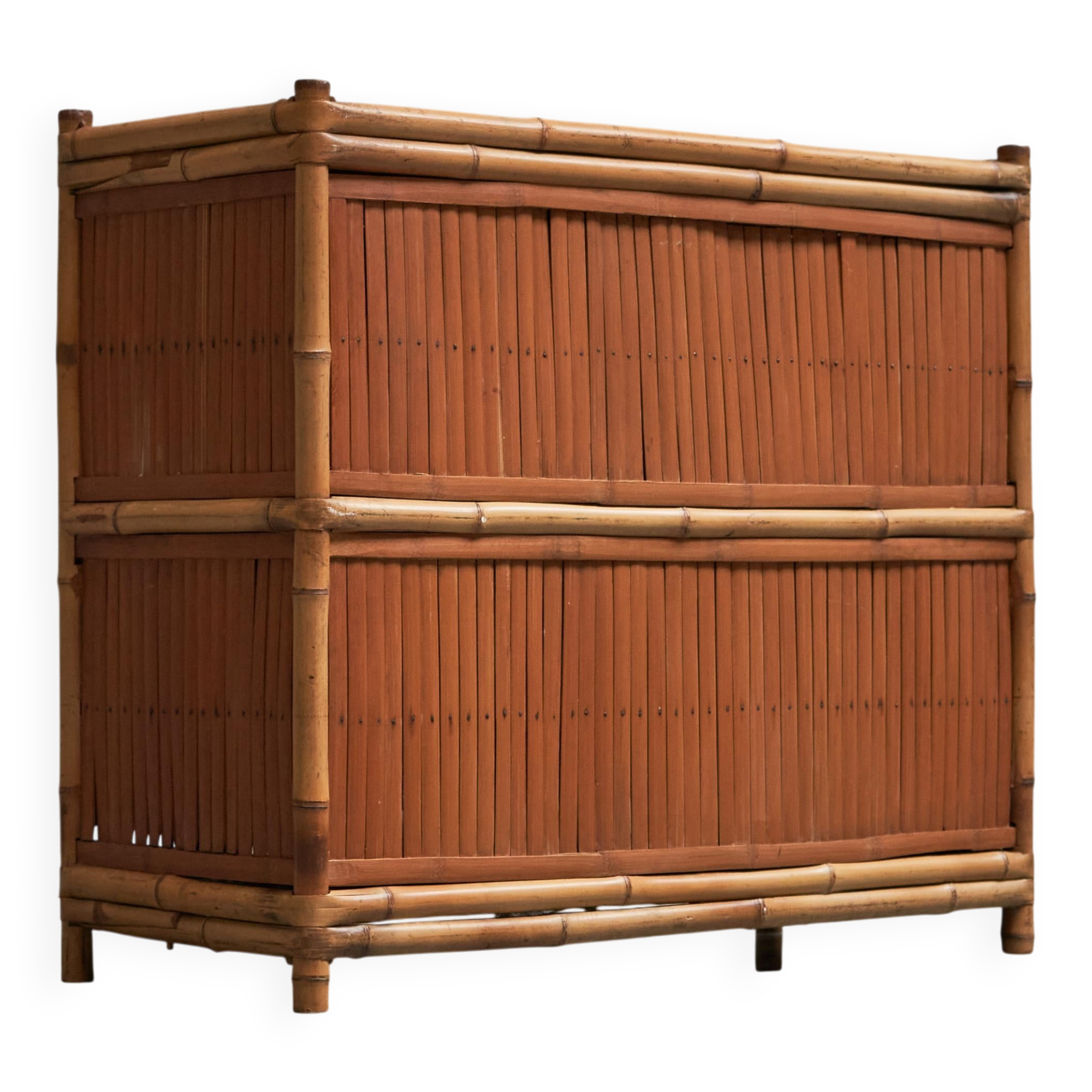 Mid-Century Bamboo Wardrobe from the 1960s