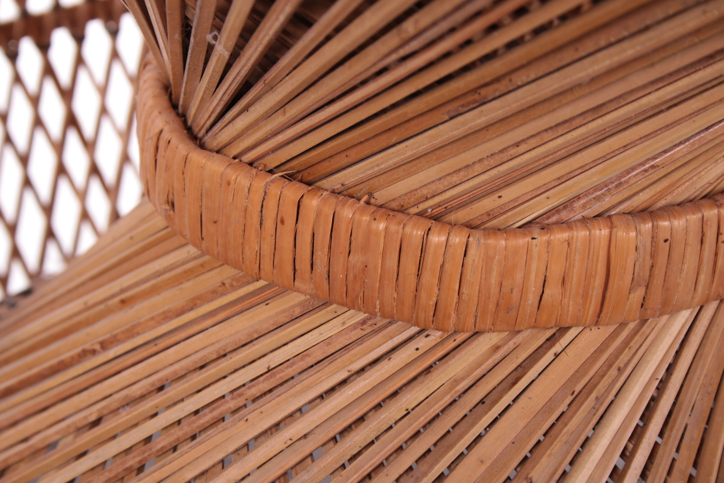 French King Sized Emmanuelle Peacock Chair, 1960s