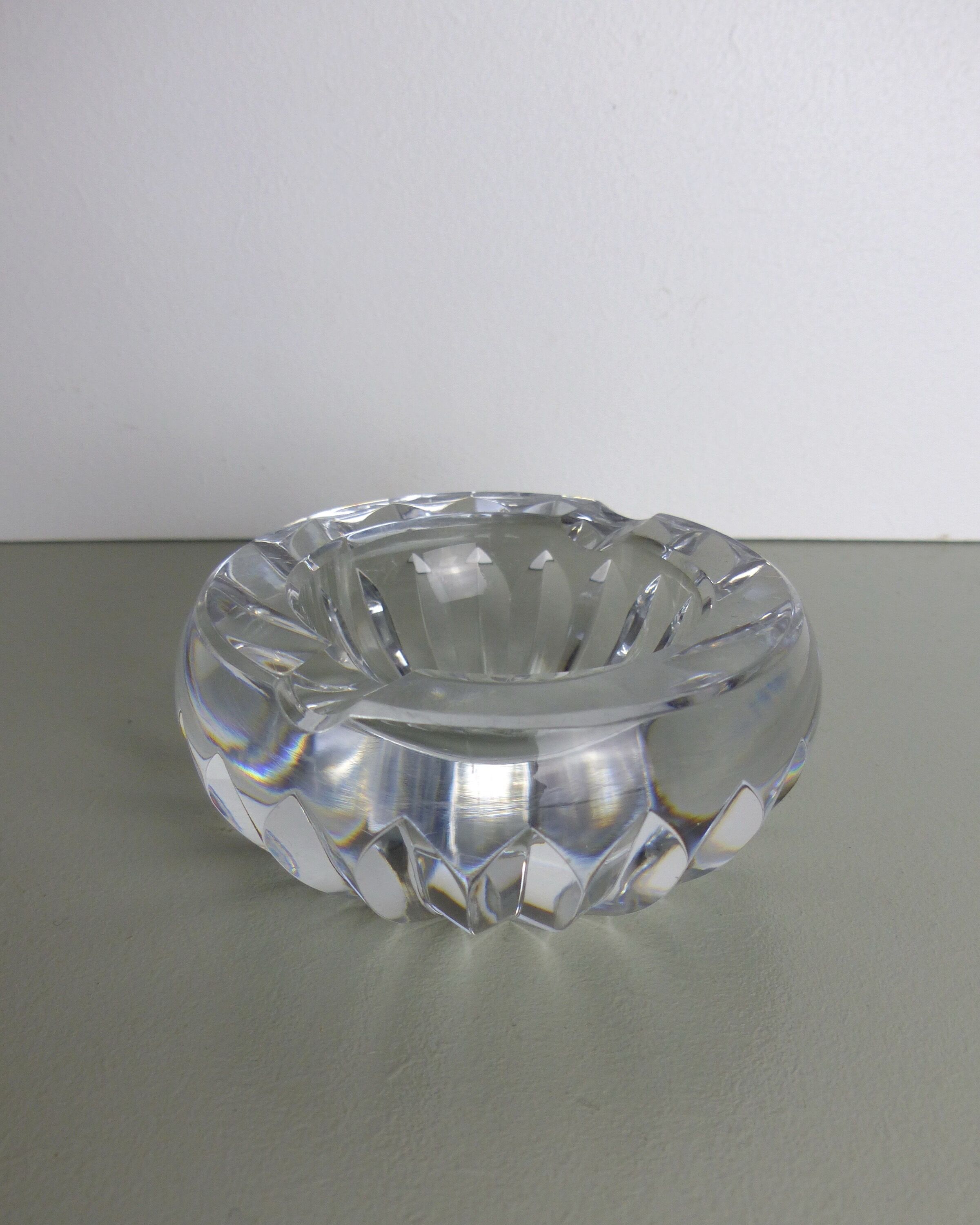 Baccarat crystal ashtray