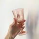 Set of 6 Rosaline stemmed glasses