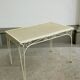 Mid century metal table in the style of mategot