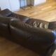 2-seater Maralunga leather sofa from Cassina