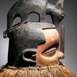 African mask Yaka Suku - Ethnic decoration of Congo