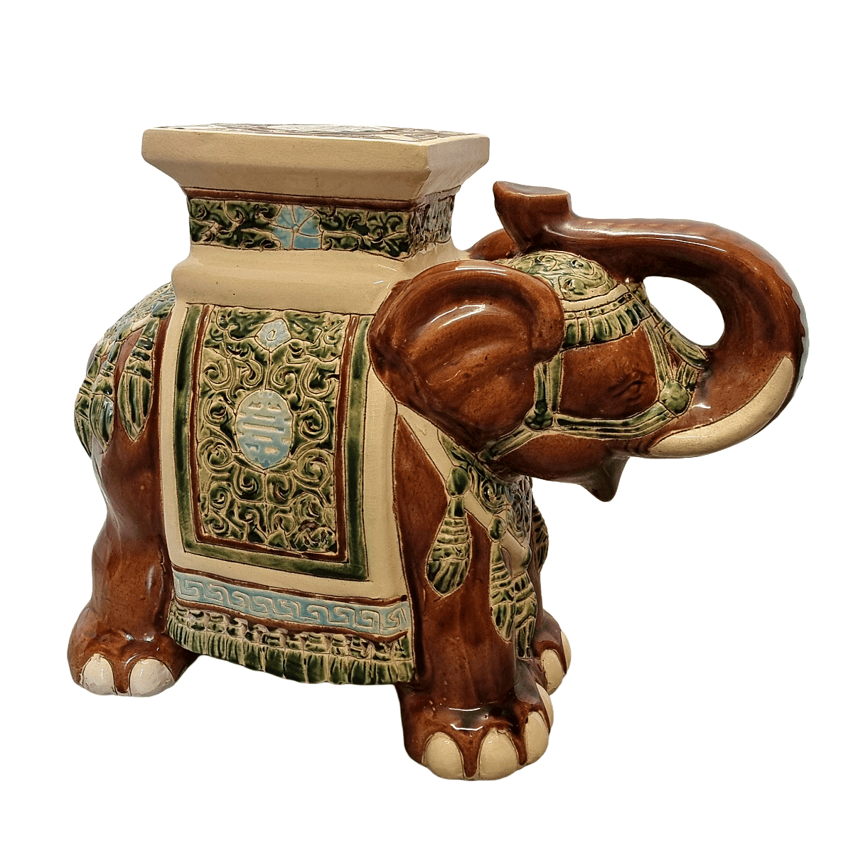 Vintage ceramic elephant from the 1970s
