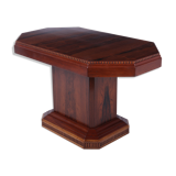 Table basse Art déco française en bois de rose c 1920