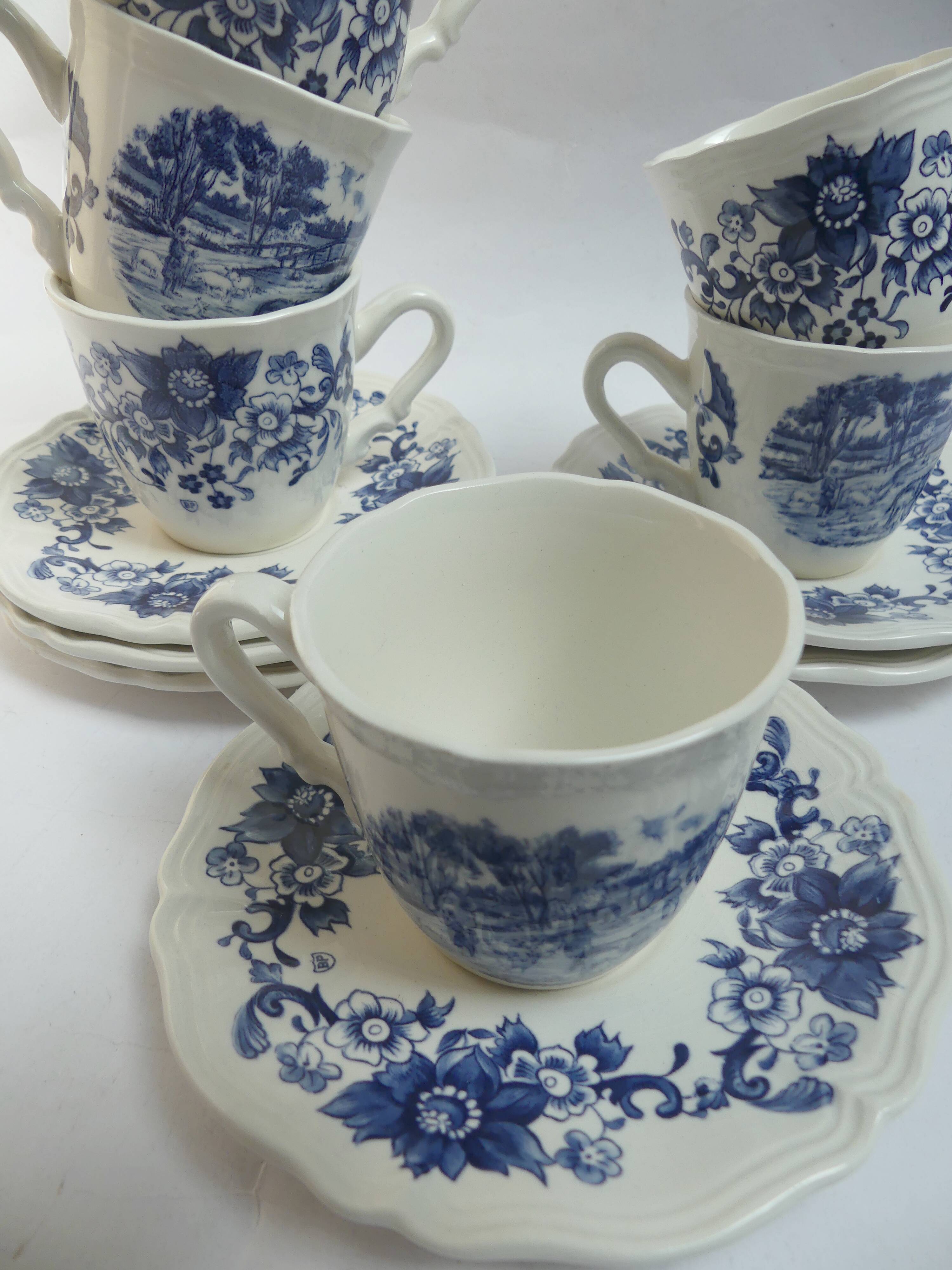Tasses à café Sarreguemines Derby