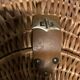 Vintage 70s wicker shopping basket