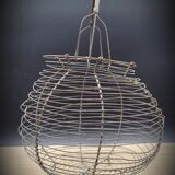 Basket braided metal salad