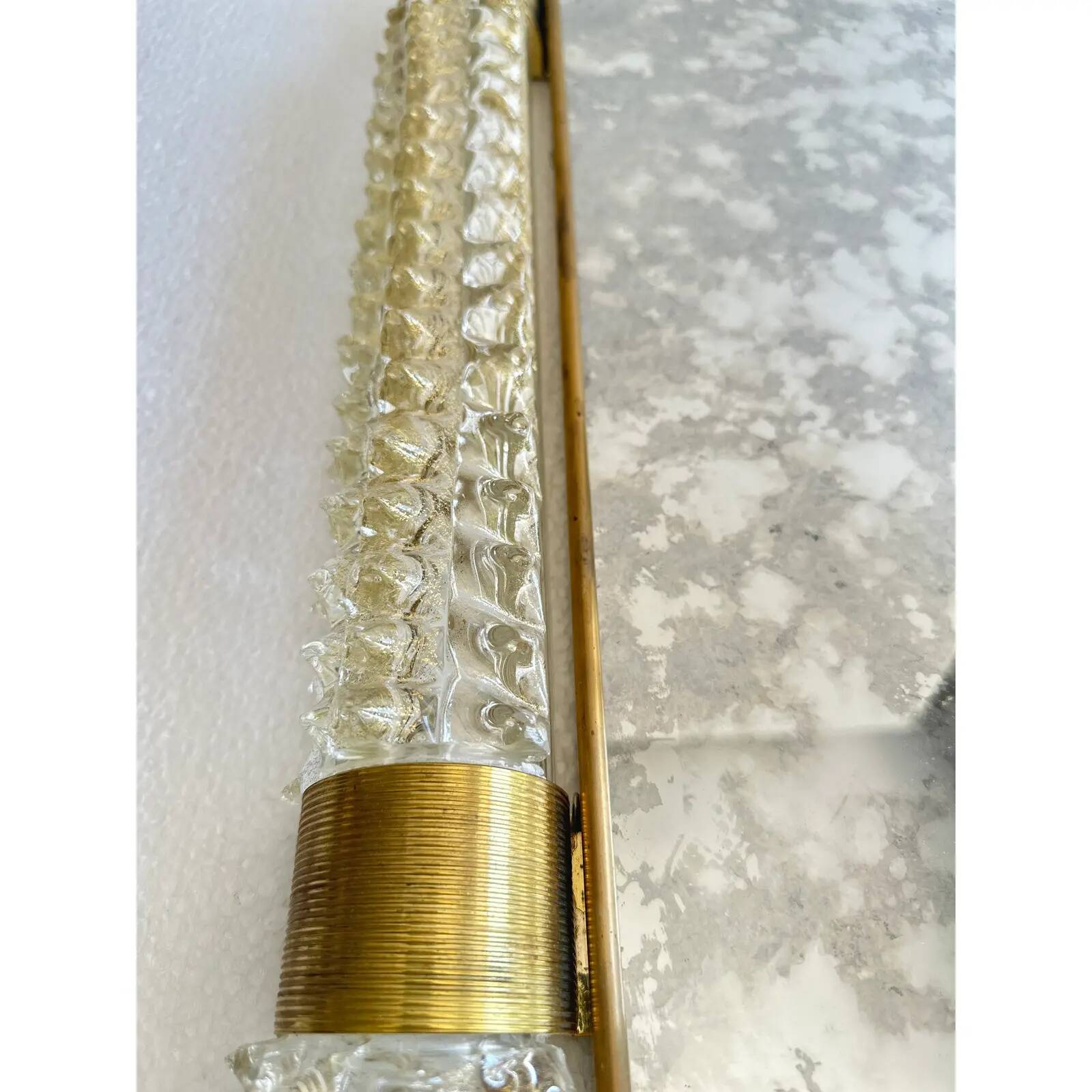 Venetian Luxury "Rostrato" Murano Glass Wall Mirror by Simoeng