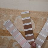 Hand knotted rug, vintage turkish rug 140x144 cm