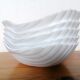 5 coupelles coquillage en opaline arcopal