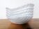 5 coupelles coquillage en opaline arcopal