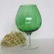 Vase en verre Empoli, vintage