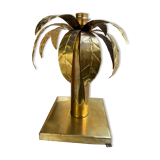 Brass palm lamp foot