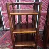 Pair of vintage rattan bedside tables