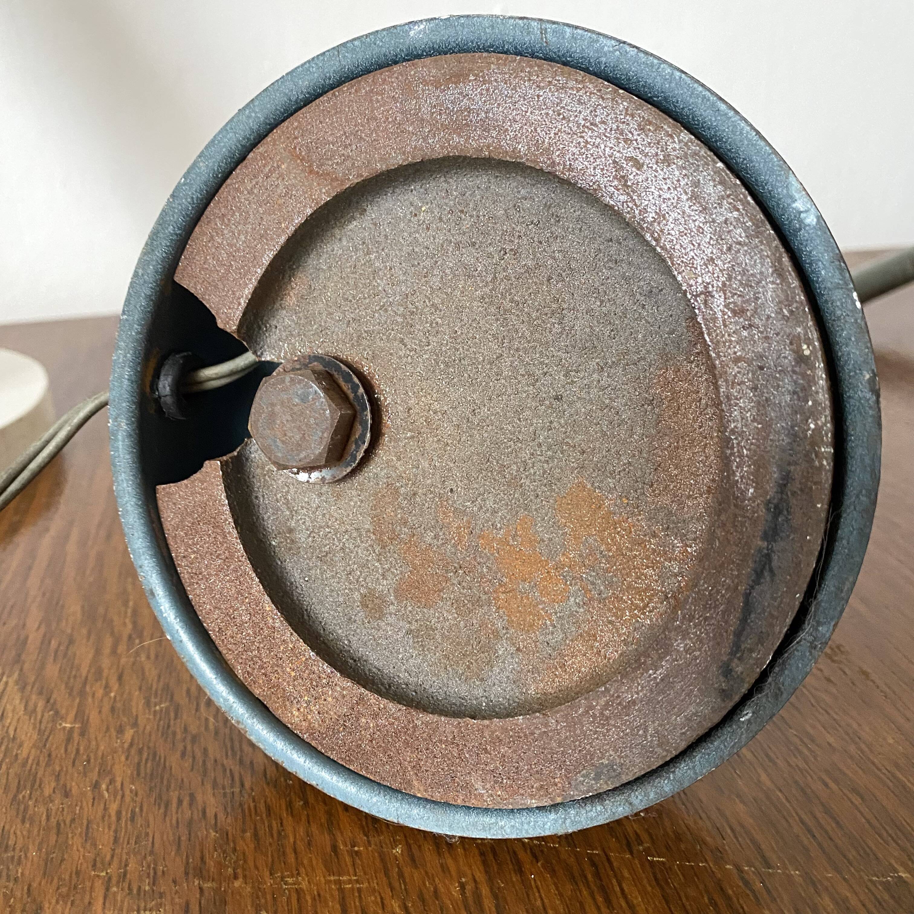 1950s Army Industrial Desk Lamp