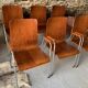 Ensemble de 6 fauteuils - Bois & métal -