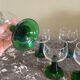 5 vintage glasses
