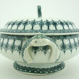 Iron Earth Soup - Blue Grey Persian Décor - Saint Amand and Hamage France Nord