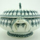 Iron Earth Soup - Blue Grey Persian Décor - Saint Amand and Hamage France Nord