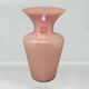 Vase antique rose soufflé en verre de Murano des années 1970 par Maestro del Vetro