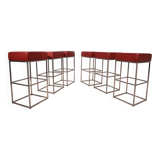 Ensemble de 6 tabourets de bar De Sede DS 218/55 par Paolo Piva, 2000