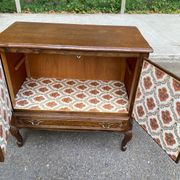 Louis XV buffet TV bar in oak 1970