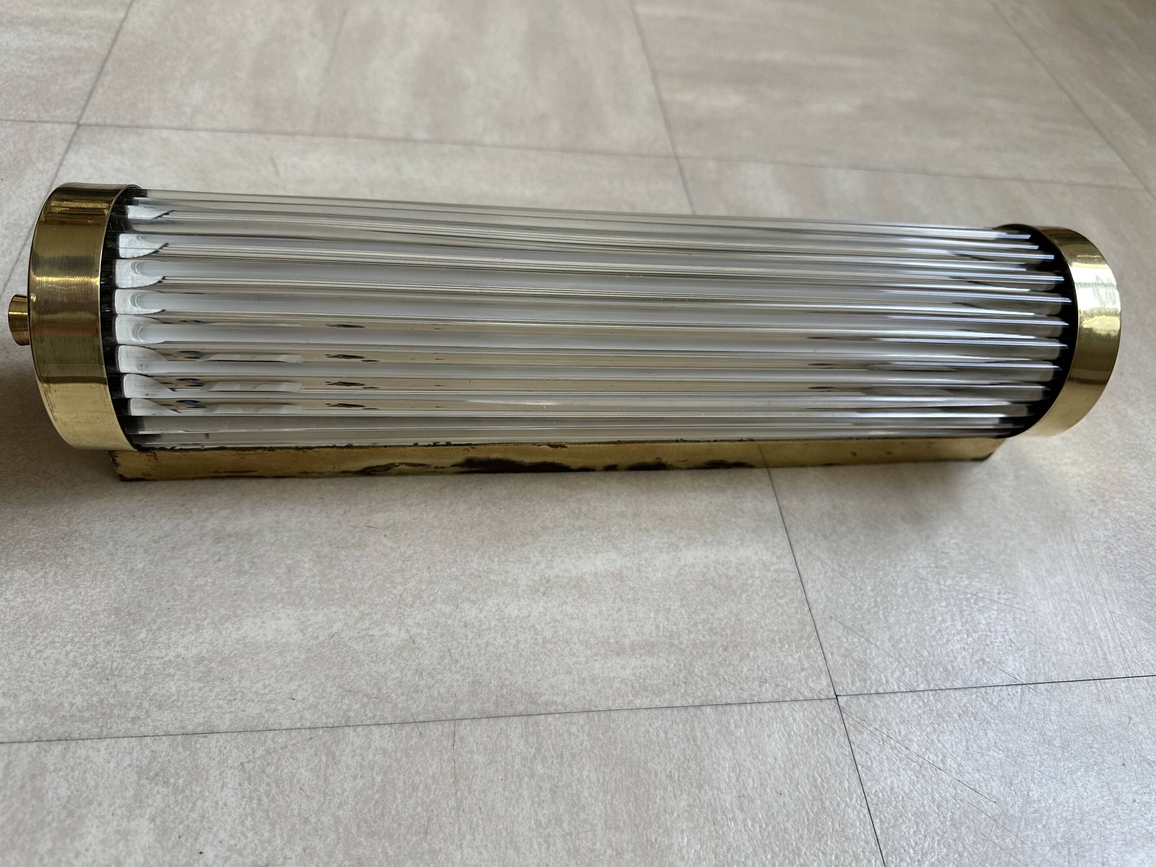 Applique murale tubes verre