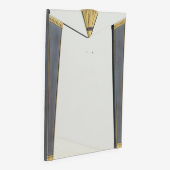 Large Gold Plated Mirror by Deknudt Belgium 1980s
