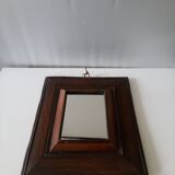 Huguenot mirror - double bottom - Wood